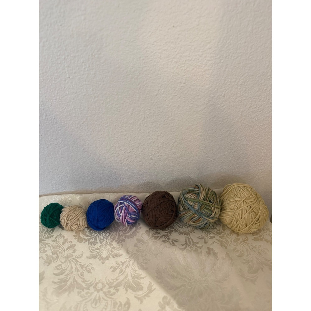 Mixed Yarn Lot Assorted Colors Variegated and Solid Crafting Knitting Crochet